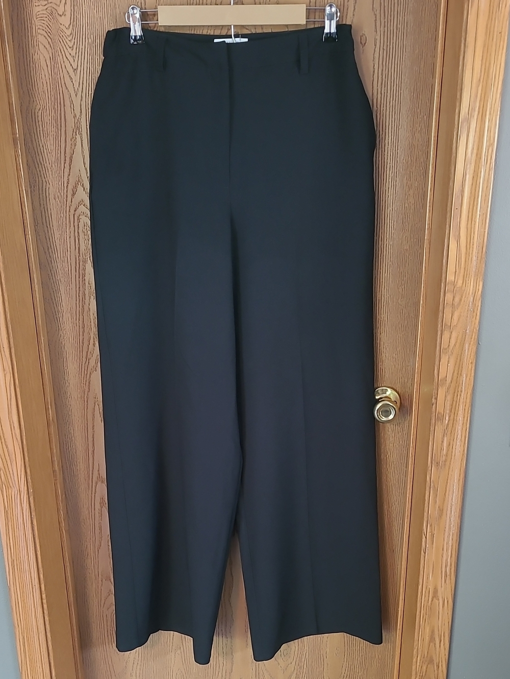 ASOS Black Wide-Leg Trousers